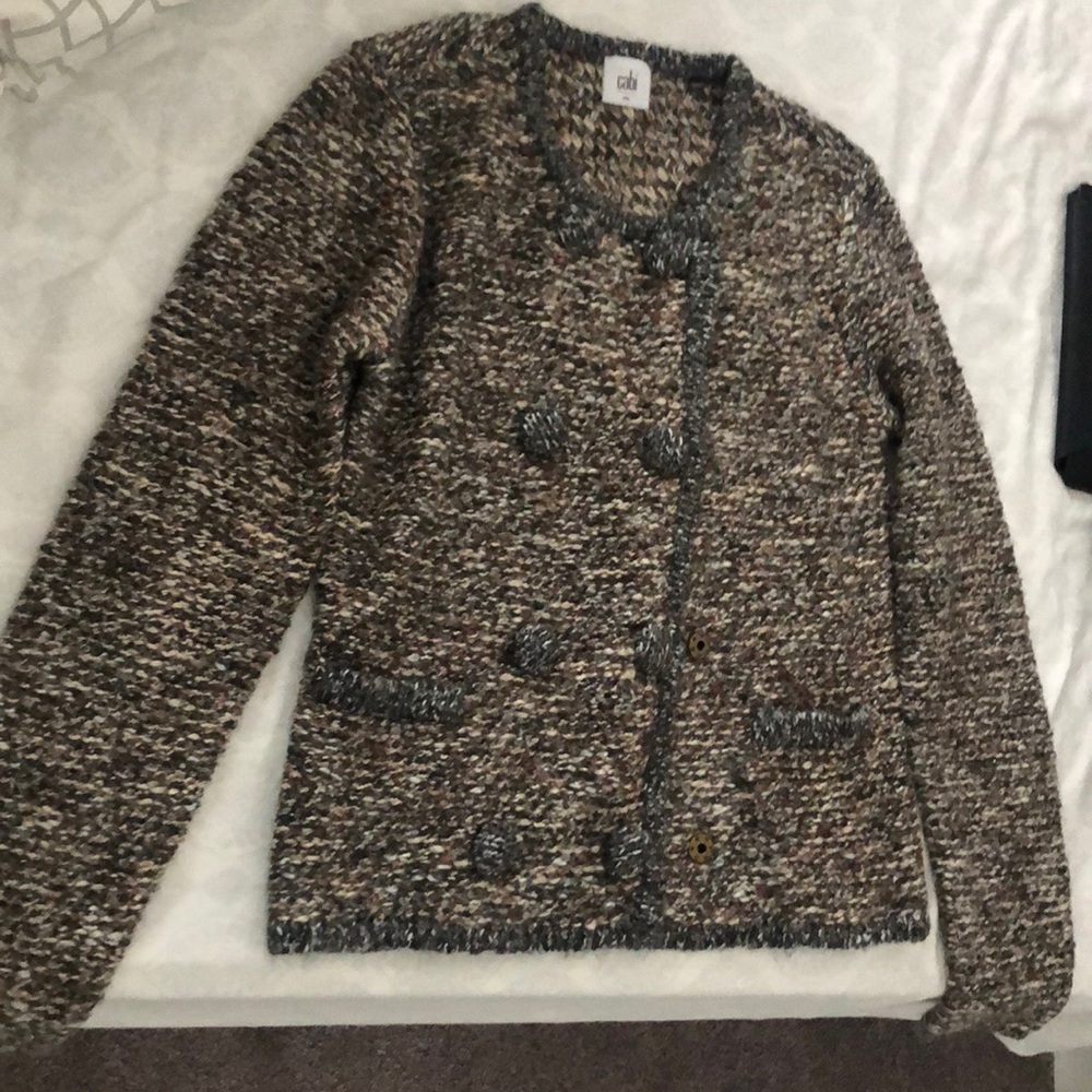 Button-front sweater
